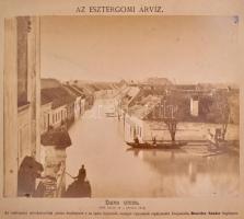 1876 Beszédes Sándor (1831-1889): 11 db fényképe az esztergomi 1876-os árvízről. (1876. február 24-m...