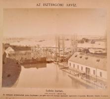 1876 Beszédes Sándor (1831-1889): 11 db fényképe az esztergomi 1876-os árvízről. (1876. február 24-m...