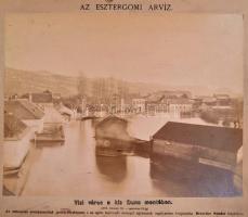 1876 Beszédes Sándor (1831-1889): 11 db fényképe az esztergomi 1876-os árvízről. (1876. február 24-m...