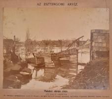 1876 Beszédes Sándor (1831-1889): 11 db fényképe az esztergomi 1876-os árvízről. (1876. február 24-m...