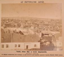 1876 Beszédes Sándor (1831-1889): 11 db fényképe az esztergomi 1876-os árvízről. (1876. február 24-m...