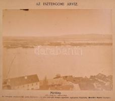 1876 Beszédes Sándor (1831-1889): 11 db fényképe az esztergomi 1876-os árvízről. (1876. február 24-m...