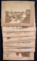 1876 Beszédes Sándor (1831-1889): 11 db fényképe az esztergomi 1876-os árvízről. (1876. február 24-m...