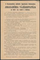 cca 1941-1980 4 db Kecskeméttel kapcsolatos képeslap és nyomtatvány