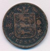 Guernsey 1830. 4d Cu T:2- ph.
Guernsey 1830. 4 Doubles Cu C:VF edge error
Krause KM#2