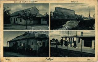 Érdliget (Érd), Római katolikus templom és kultúrház, Kutyavár, posta, vasútállomás (fa)