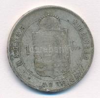 1879KB 1Ft Ag Ferenc József / Középcímer T:2-,3 ph. Adamo M15