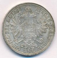 Ausztria 1888. 1Fl Ag "Ferenc József" T:1-,2 
Austria 1888. 1 Florin Ag "Franz Josep...