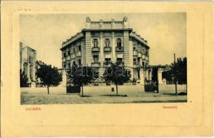 1914 Zagreb, Zágráb; Sanatorij / Szanatórium. W. L. Bp. 7479. / sanatorium (EB)