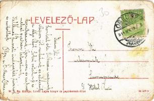 1911 Óbecse, Stari Becej; Alsóvárosi római katolikus templom és plébánia. W. L. Bp. Kiadja Lévai Laj...