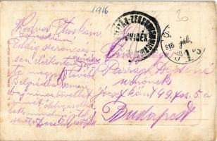 1916 Újvidék, Novi Sad; Kórház. W. L. Bp. 6340. / hospital (EK)