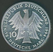 NSZK 1994. 10M Ag ""Johann Gottfried Herder" T:BU