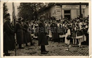 1938 Galánta, Galanta; bevonulás, Központi Étterem / entry of the Hungarian troops, restaurant (EB)