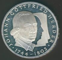 NSZK 1994. 10M Ag ""Johann Gottfried Herder" T:BU