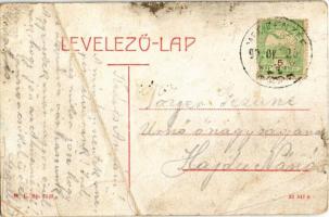 Mecenzéf, Metzenzéf, Metzenseifen, Medzev; látkép, Fő tér, Római katolikus templom. W. L. Bp. 2623. ...