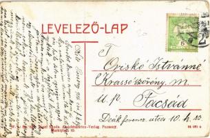 1916 Pozsony, Pressburg, Bratislava; Koronázásidomb tér, Mária Terézia emlékmű. W. L. Bp. 633. Kiadj...