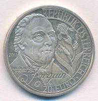 Ausztria 2011. 20E Ag Nikolaus Joseph von Jacquin - Karibuk expedíció T:1 (eredetileg PP) Austria 2011. 20 Euro Ag Nikolaus Joseph von Jacquin - Karibuk Expedition C:UNC (originally PP) KM#3201