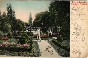 1905 Turnu Severin, Szörényvár; Gradina Publica / park (EK)
