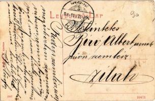 1908 Szilágysomlyó, Simleu Silvaniei; Piac tér, Rosenberger Ármin, Frankovits Ignác, Tompa Arthur üz...