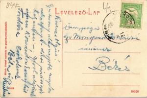 Marosludas, Ludus; Református templom. W. L. (?) 1610. Kiadja Glück József / Calvinist church