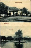 Perjámos, Periam; Tündér sziget, Stefán Péter áruháza, üzlete és saját kiadása. W. L. Bp. 2095-2091. / island, publishers shop (EK)