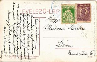 Perjámos, Periam; Tündér sziget, Stefán Péter áruháza, üzlete és saját kiadása. W. L. Bp. 2095-2091....