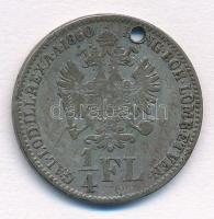 1860B 1/4Fl Ag "Ferenc József" T:3 ly.
Adamo M12