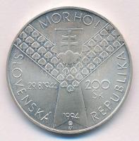 Szlovákia 1994. 200K Ag "D-Nap 50. évfordulója" T:1 
Slovakia 1994. 200 Korun Ag "50...