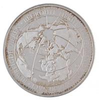 NSZK DN "Rhinoceros - Zaire / Bedrohte Tierwelt" Ag emlékérem (31,15g/0.999/40mm) T:1- kis...