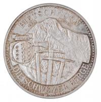 Svájc DN "Bietschhorn - Die Schweizer Berge" jelzett Ag emlékérem (20,32g/0.999/40mm) T:1 ...