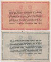 1946. 5db-os vegyes magyar adópengő bankjegy tétel, közte egy fordított címeres T:III,III-