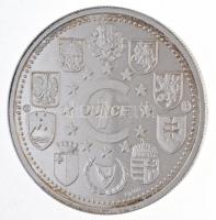 ~2004. "Dobry den Evropol - Hradschin - Ceska Rep." jelzett Ag emlékérem (31,28g/0.999/40m...