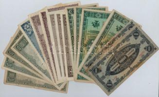 18db-os vegyes magyar pengő bankjegy tétel T:III,III-