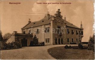 Marosújvár, Ocna Mures; Teleki Ádám gróf kastélya és borpincéje. Grün Géza kiadása / castle and wine cellar (kicsit ázott / slight wet damage)