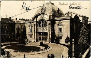 Chernivtsi, Czernowitz, Cernauti; Teatrul National / National theatre (fa)