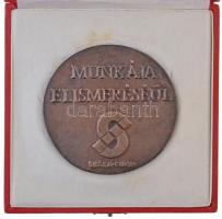 DN "Munkája Elismeréséül - Skála-Coop" kétoldalas öntött Br plakett, eredeti tokban (85mm)...