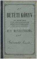 ~1918-1921. 3db-os betéti-, tagsági könyv tétel: "Első Biai Takarékpénztár Részvénytársaság&quo...