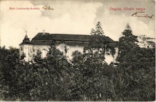 Osgyán, Ozdany (Gömör); Báró Luzénszky kastély / castle (EK)