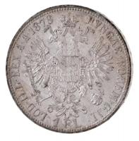 Ausztria 1878. 1Fl Ag "Ferenc József" T:1- 
Austria 1878. 1 Florin Ag "Franz Joseph&...