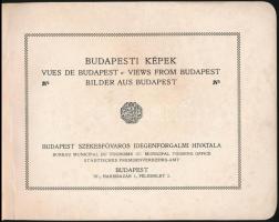 cca 1910 Budapesti képek. Vues de Budapest/Views from Budapest/Bilder aus Budapest. Bp., Budapest Sz...