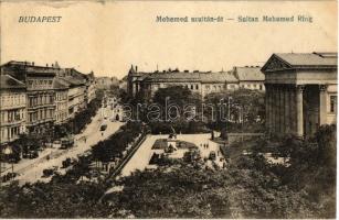 Budapest VIII. Mehemed szultán út (Múzeum körút), Nemzeti Múzeum, villamos