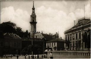 1929 Veszprém, Várfeljáró a Tűztoronnyal (fa)