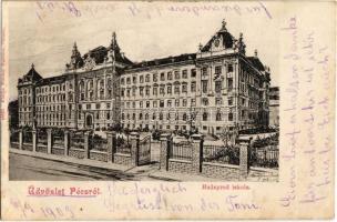 1903 Pécs, Hadapród iskola. Kiadja Fischer Ferenc (fl)