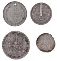4db-os rossz állapotú ezüstérme tétel, közte 1563K-B Denár Ag "I. Ferdinánd" T:2-,3 forras...