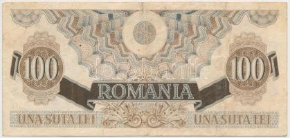 Románia 1947. 100L T:III,III-
Romania 1947. 100 Lei C:F,VG
Krause 62