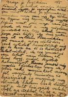 1943 Levél Szombathelyről a III/4. KMSZ (közérdekű munkaszolgálatos) zsidó Steiner Sándornak címezve...