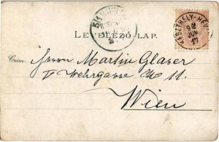 1899 Keszthely, főgimnázium, Fő utca, Balaton fürdő, Gazdasági tanintézet, Gróf Festetics palota. Ma...