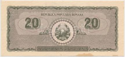 Románia 1950. 20L T:II,II- fo.
Romania 1950. Lei C:XF,VF spotted
Krause 83.a