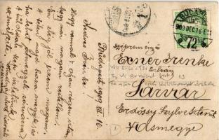 1909 Budapest VII. Erzséber körút 13. Kiss Ernő és Társa fa és fémipari különlegességek áruháza dolg...