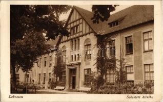 1930 Debrecen, Sebészeti klinika (EK)